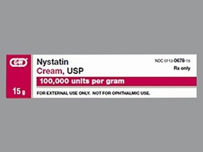 Nystatin, 100mu, Cream, 15gm/Tube