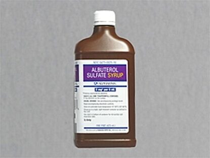 Albuterol Sulfate, 2mg/5mL, Syrup, 480mL Bottle