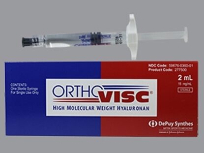 Orthovisc (High Molecular Weight Hyaluronate Sodium)  15mg/mL  2mL/Syringe, Each