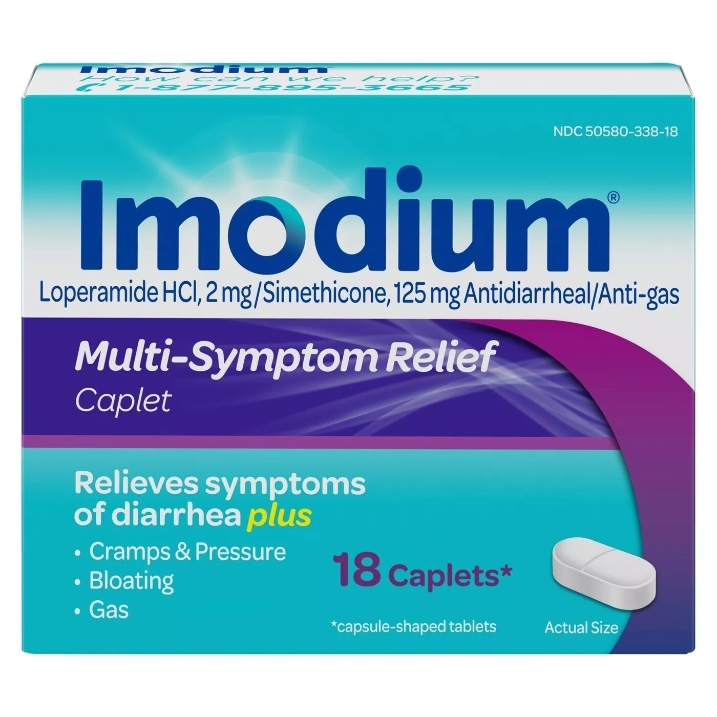 Imodium AD® (Loperamide HCl), 18 Caplets/Box McGuff
