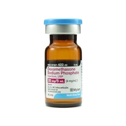 Dexamethasone Sodium Phosphate,  4mg/mL, MDV,  5mL Vial