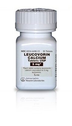 Leucovorin Calcium, 5mg, 30 Tablets/Bottle