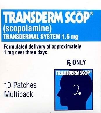 scopolamine patch for travel