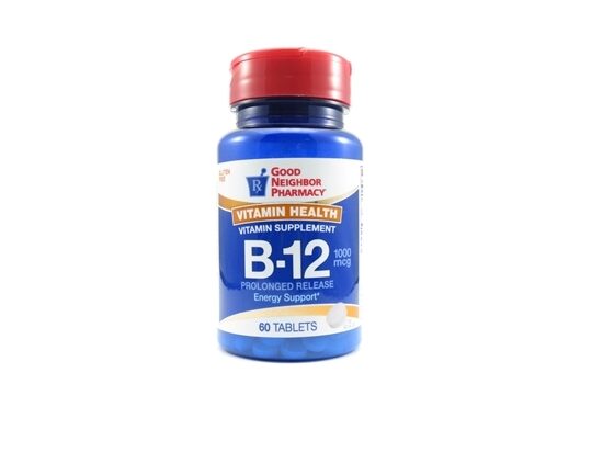 Vitamin B12 Cyanocobalamin 1000mcg Tablets 60Bottle