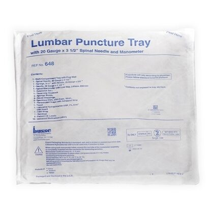 Lumbar Puncture Tray, 20Gx3.5", Tray