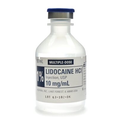 Lidocaine 1%, 10mg/mL, MDV, 50mL Vial