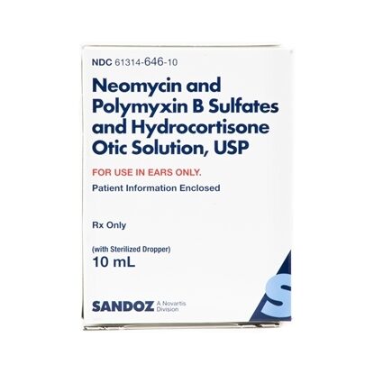 Neomycin/Polymycin/HC  Otic  Drops  10mL