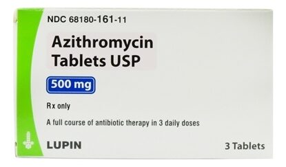 Azithromycin, Unit-Dose, 500mg, Tablets 3x3/Box