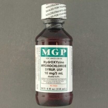 Hydroxyzine HCl, 10mg/5mL, Syrup, 473mL Bottle