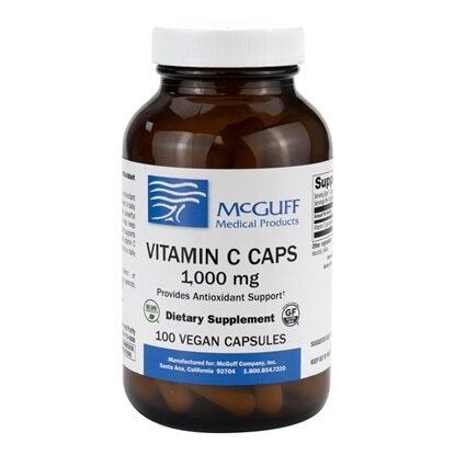 Vitamin C  1,000mg Vegetarian Capsules  100/bottle