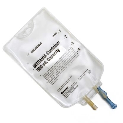Container, Empty IV Bag, INTRAVIA™, PVC Ports,  500mL, 48/Case