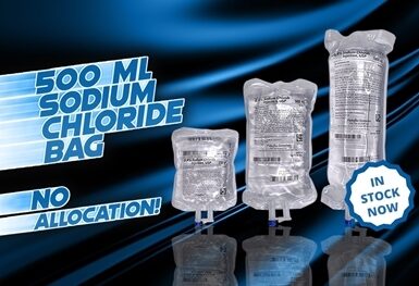 0.9 Sodium Chloride is Now In Stock!