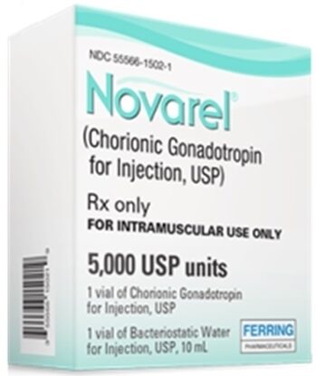 Novarel® [Human chorionic gonadotropin (HCG)], Powder, 5mu, MDV Vial