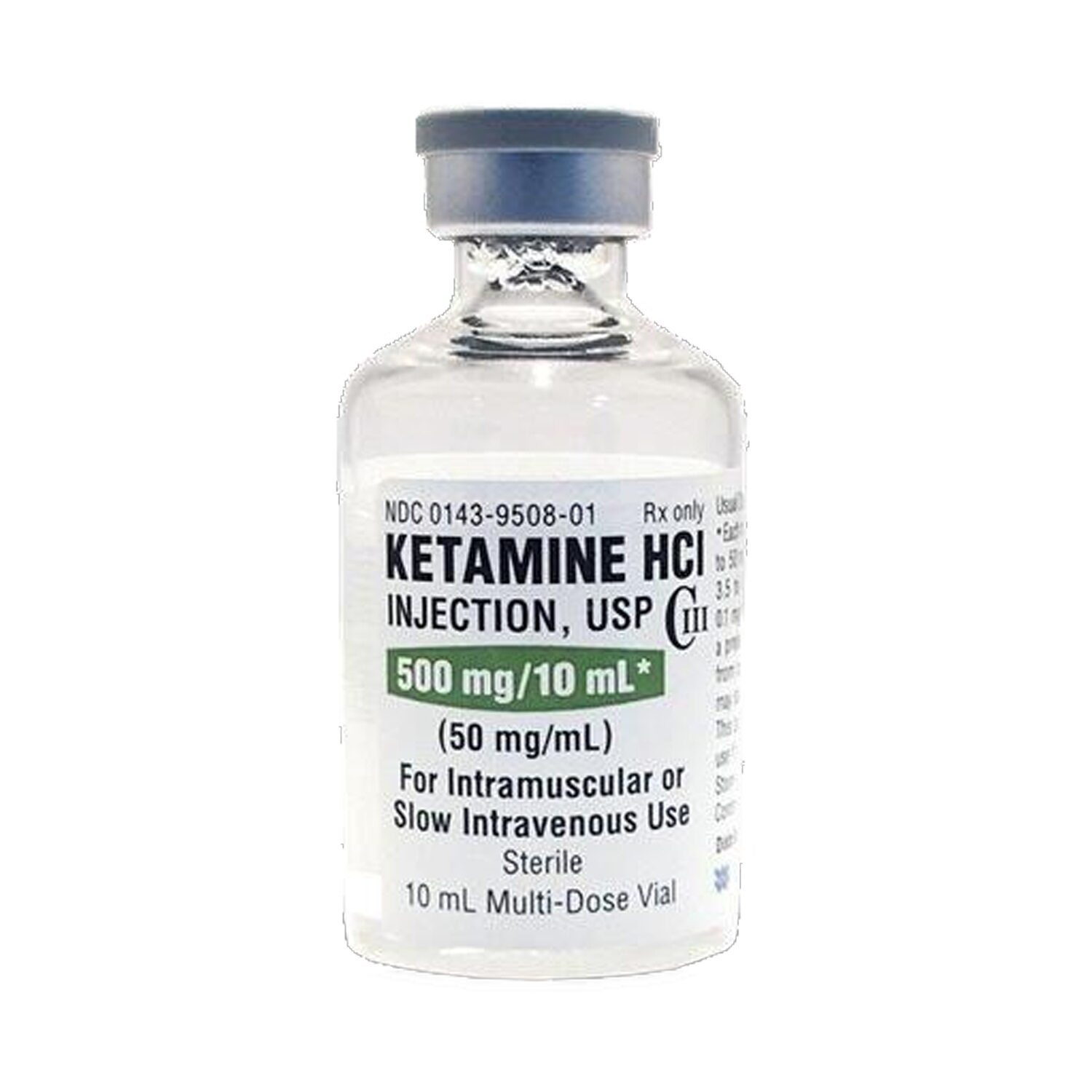 Ketamine HCl, [C-III], 50mg/mL, MDV, 10mL, 10 Vials/Tray | McGuff Medical  Products